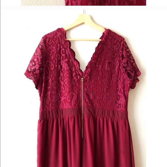 ASOS beautiful  maxi dress plus size - Picture 14 of 15